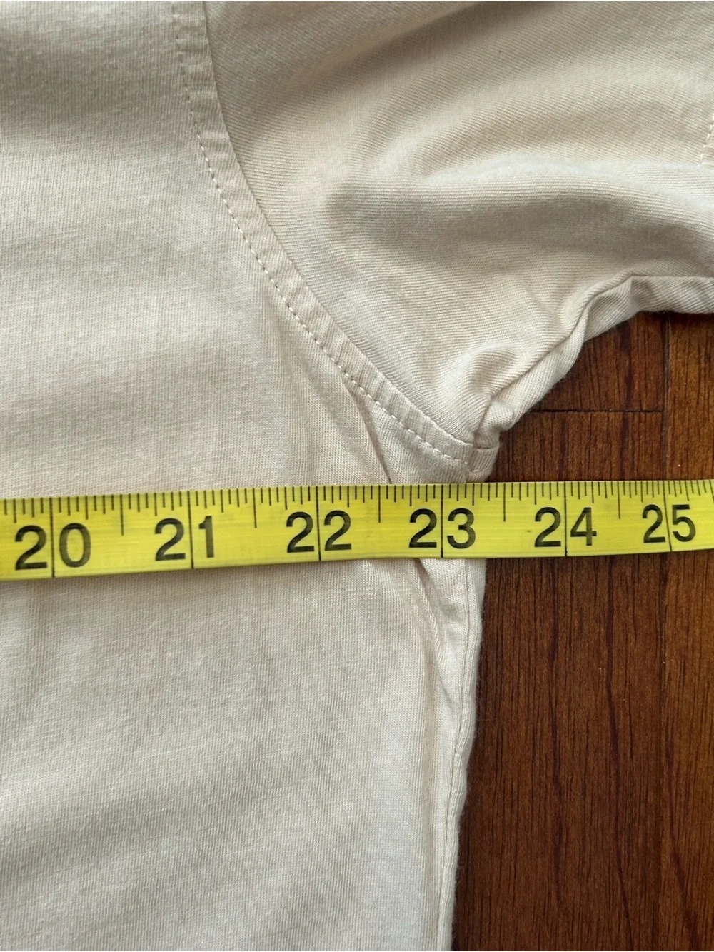 Paul Fredrick Short-Sleeve T-Shirt Silk Cotton Blend Beige Men's L Basics